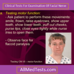 Cranial Nerve 7 Test: Clinical Tests For Examination Of Facial Nerve